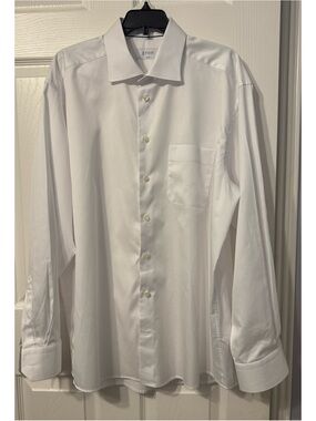 Eton Classic White 100% Cotton Dress Shirt
Men's 17 | 43